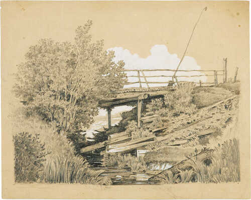 Неизвестный художник. Мостик